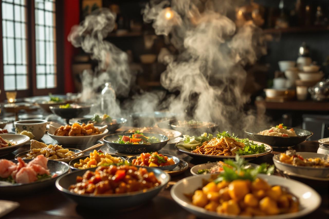 西瓜视频作品美食中国封面图